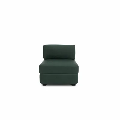 Sofas for hospitalities & contracts - Modular Sofa GRACIA - Single Module - Green - CITY SOFA