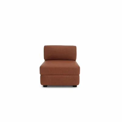 Sofas for hospitalities & contracts - Modular Sofa GRACIA - Single Module - Terracotta - CITY SOFA