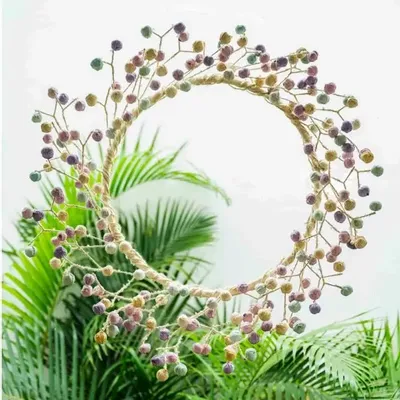 Other Christmas decorations - Kantha Wreath - MAISON MIEKO