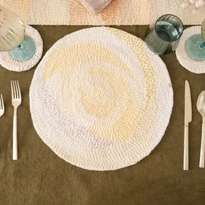 Linge de table textile - Sets de table Rose Fray Patch - MAISON MIEKO