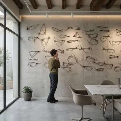 Objets de décoration - Banc de poissons - AOZILH