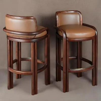 Chaises - James Bar Chair Handmade by Wood Tailors Club - WOOD TAILORS CLUB