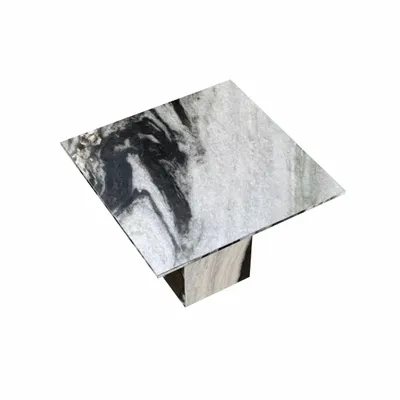 Tables Salle à Manger - Tables à manger - 100X100X75 cm - Carrera - Marbre Panda - STONE VALLEY