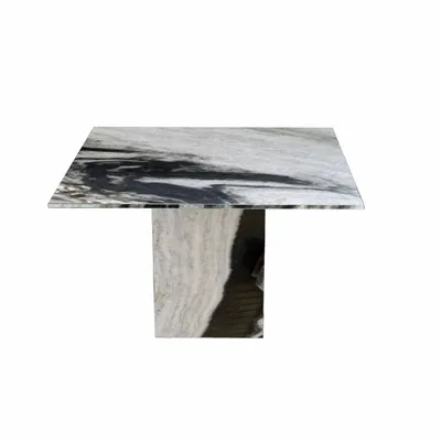 Lawn tables - Dining Tables -120X120X75 cm - Carrera - Marbre Panda - STONE VALLEY