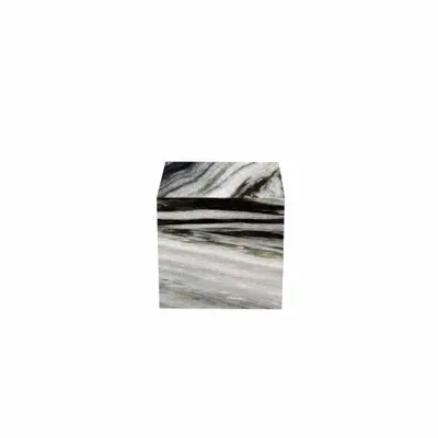 Tables de jardin - Table d'appoint - 45X45X43cm - Gema - Marbre Panda - STONE VALLEY