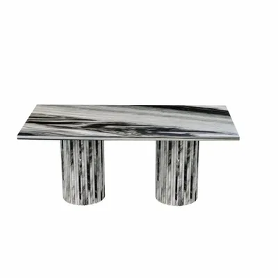 Coffee tables - Coffee tables -100X50X40 cm - Jaspura - Marbre Panda - STONE VALLEY
