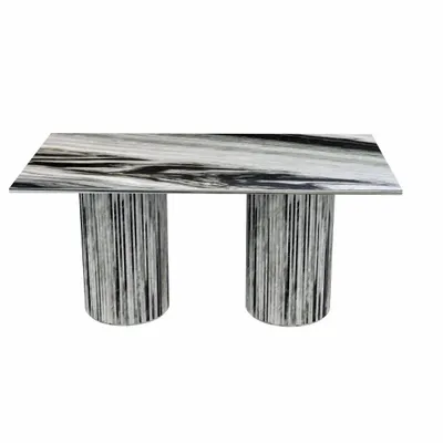 Lawn tables - Dining Tables -180X90X75 cm - Jaspura - Marbre Panda - STONE VALLEY