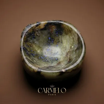 Decorative objects - Decorative Labradorite stone bowl - CARMELO PARIS