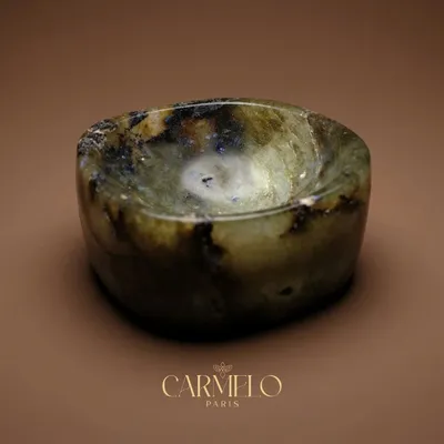 Decorative objects - Decorative Labradorite stone bowl - CARMELO PARIS