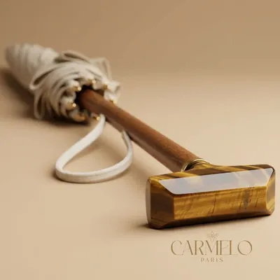 Design objects - Tiger Eye Crystal Art Umbrella - CARMELO PARIS