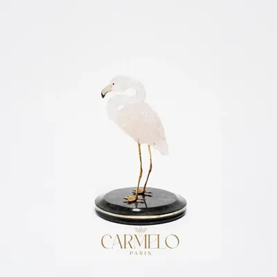 Sculptures, statuettes and miniatures - 'Blushes of the Dunes' sculpture, pink quartz art object - CARMELO PARIS