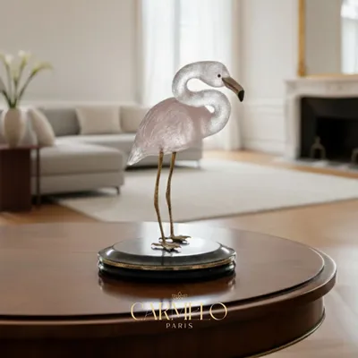 Sculptures, statuettes and miniatures - 'Blushes of the Dunes' sculpture, pink quartz art object - CARMELO PARIS