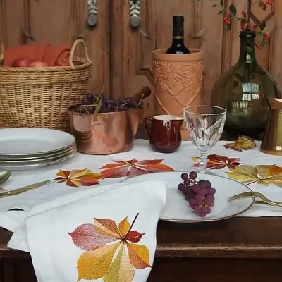 Table linen - CHESTNUT - napkin - ARTIPARIS