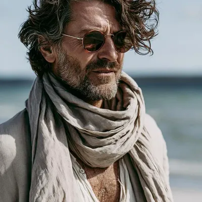 Foulards et écharpes - Écharpe unisexe en lin - 100 % lin naturel - 20 coloris disponibles - NORRAVILLA