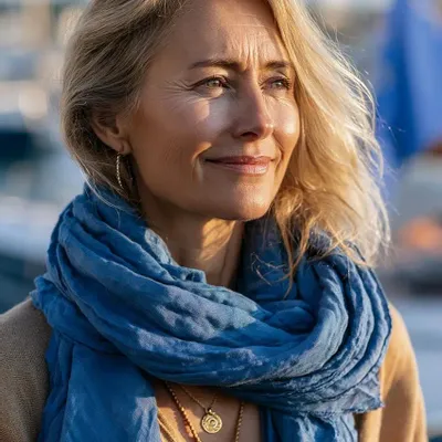 Foulards et écharpes - Écharpe unisexe en lin - 100 % lin naturel - 20 coloris disponibles - NORRAVILLA
