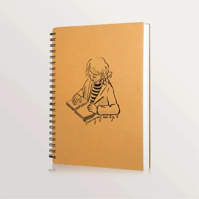 Papeterie bureau - Carnet à dessin avec spirale - TABLE À CARTES