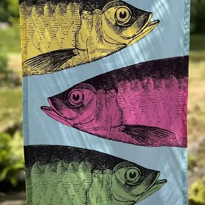 Linge d'office - Torchon Sardine - ZOOH