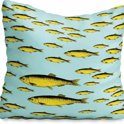 Coussins textile - Housse de coussin Sardine - ZOOH
