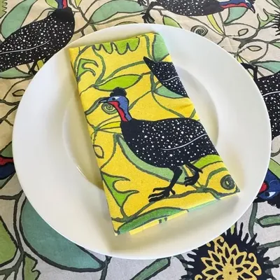 Serviettes - Serviette de table en forme de pintade - ZOOH
