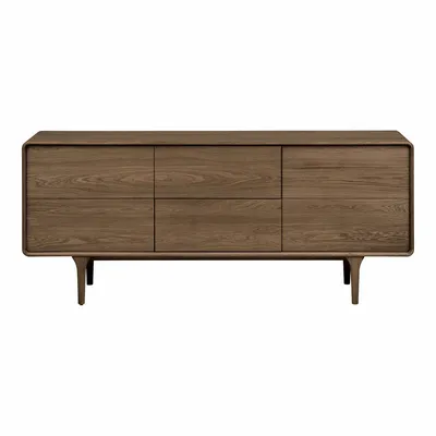 Buffets - Buffet Darwin, chêne, brun foncé, 180x45x75 cm - HOUSE NORDIC