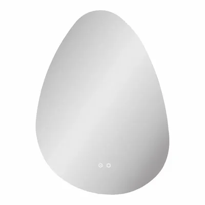 Mirrors - Kiama Mirror with LED, anti-fog and 3 light settings, organic shape, 58×80 cm - HOUSE NORDIC