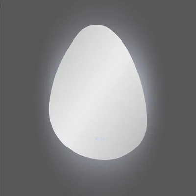 Mirrors - Kiama Mirror with LED, anti-fog and 3 light settings, organic shape, 58×80 cm - HOUSE NORDIC