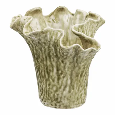 Vases - Vase, céramique, sable sombre, ø22x23,5 cm - HOUSE NORDIC