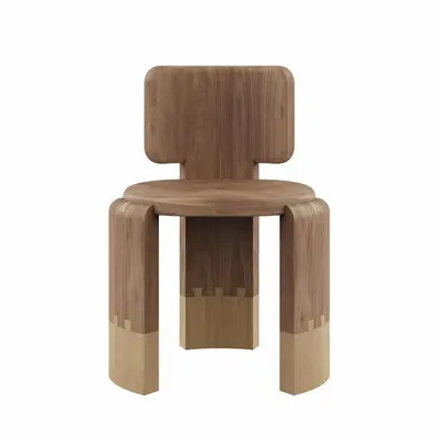 Chairs - Benjamin Dining Chair Indoor Handmade by Wood Tailors Club - WOOD TAILORS CLUB