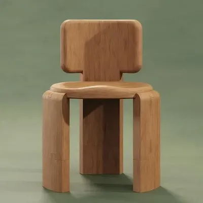 Chairs - Benjamin Dining Chair Indoor Handmade by Wood Tailors Club - WOOD TAILORS CLUB