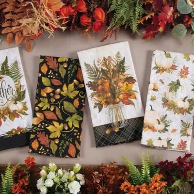 Torchons textile - linge de cuisine Fall splendor - KARENA INTERNATIONAL