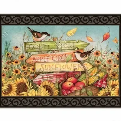 Objets de décoration - Paillasson signs of Fall - KARENA INTERNATIONAL