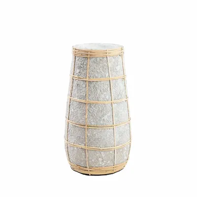 Vases - Le Vase Cutie - Gris Béton Naturel - M - BAZAR BIZAR LIVING