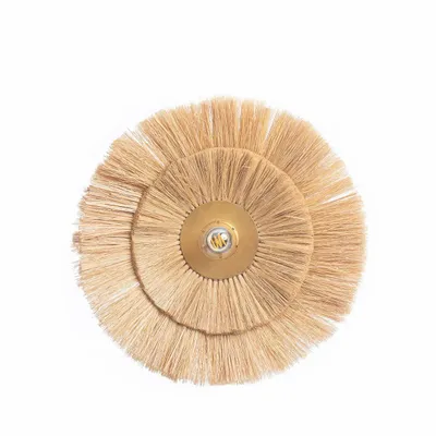 Wall lamps - The Double Trouble Wall Lamp - Natural Gold - M - BAZAR BIZAR LIVING