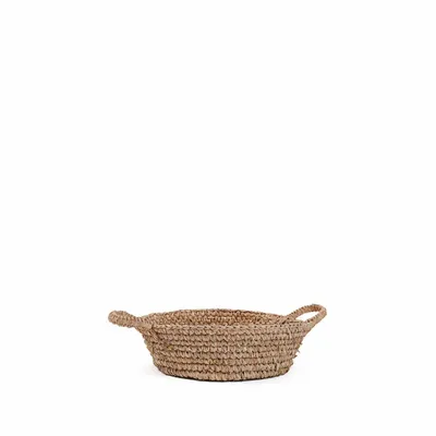 Caskets and boxes - The Raffia Basket Trays - Natural - S - BAZAR BIZAR LIVING