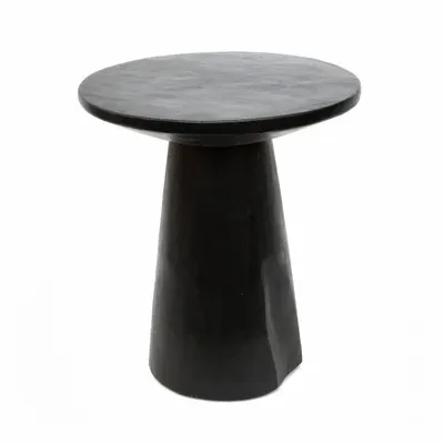 Autres tables  - La Table d’Appoint Timber Conic - Noir - 50 - BAZAR BIZAR LIVING