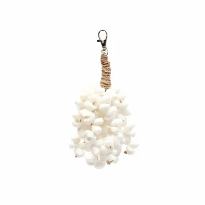 Decorative objects - The Kai Shell Keychain - White - BAZAR BIZAR LIVING