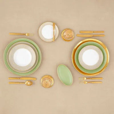 Formal plates - Flare and Matcha - Tableware - PORCEL