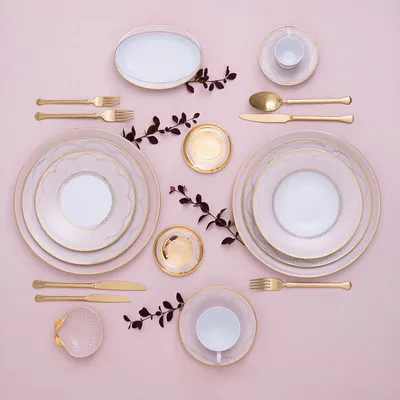 Couverts & ustensiles de cuisine - Grace - Assiettes en porcelaine - PORCEL