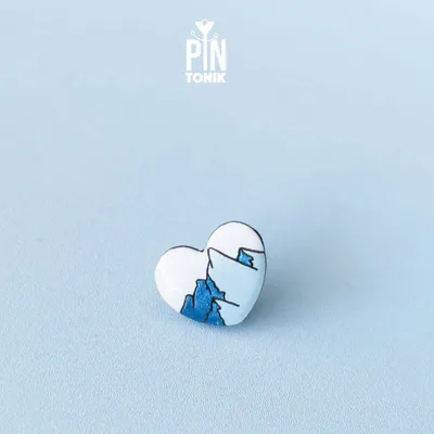 Broches - Mountain Heart Pin - PINTONIK
