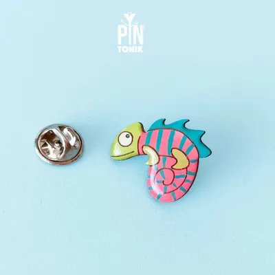 Broches - Neon Chameleon Pin - PINTONIK
