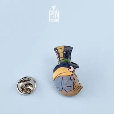Broches - Steampunk Crow Pin - PINTONIK