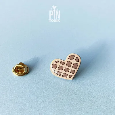 Broches - Heart Waffle Pin - PINTONIK