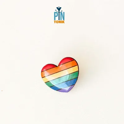 Broches - Rainbow Heart Pin - PINTONIK