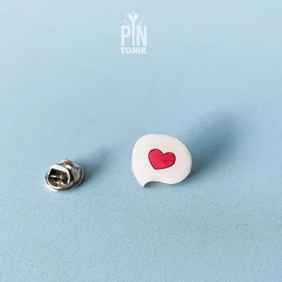Broches - Heart Speech Bubble Pin - PINTONIK