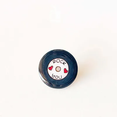Broches - Vinyl Record "Rock You" Pin - PINTONIK