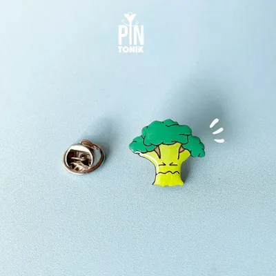 Broches - Grumpy Broccoly Pin - PINTONIK