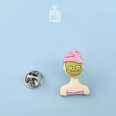 Broches - Spa Day Wooden Pin - PINTONIK