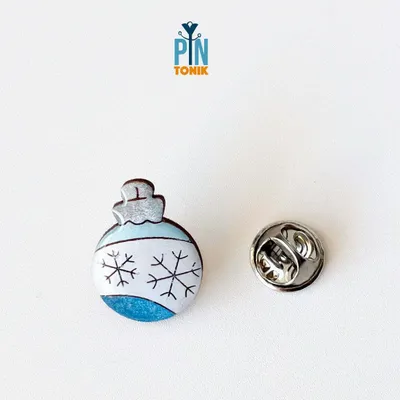 Brooches - Christmas Ornament Pin - PINTONIK