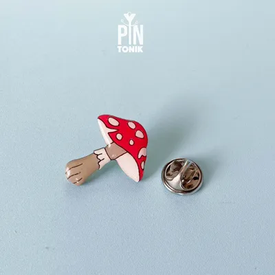 Broches - Woodland Mushroom Pin - PINTONIK