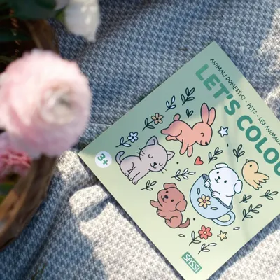 Children's arts and crafts - Let's Color - Kawaii Coloring Books - SASSI
